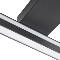 Lucande Smart LED-taklampe Tjado, 30 cm, svart, RGBW| Led-Innendørs