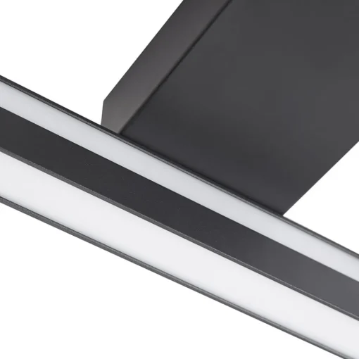 Lucande Smart LED-taklampe Tjado, 30 cm, svart, RGBW| Led-Innendørs