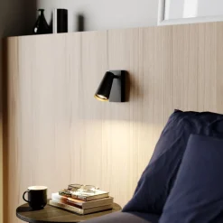 Lucande spotlight Angelina, svart/gull, metall, 1 lyskilde.| Spotter I Tak|Taklamper