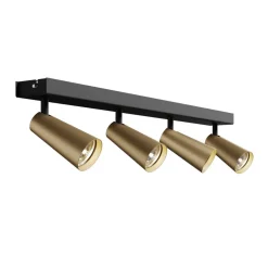 Lucande taklampe Angelina, 4 lyskilder, messing/gull| Spotter I Tak