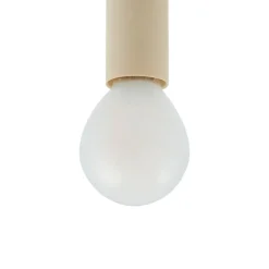 Lucande taklampe Bidolo, messingfarget, glass, 15 cm, IP44 Sale