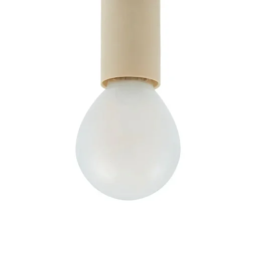 Lucande taklampe Bidolo, svart, glass, Ø 15 cm, IP44