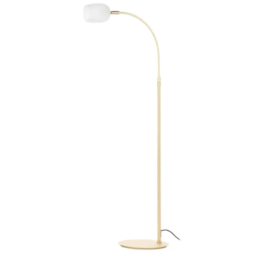 Lucande Taylan gulvlampe av jern, glasskjerm Outlet