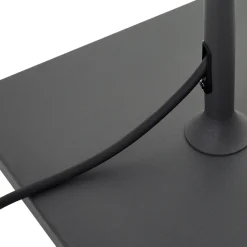 Lucande terrasselampe Andrei, grå, 150 cm høy, IP54, E27 Online