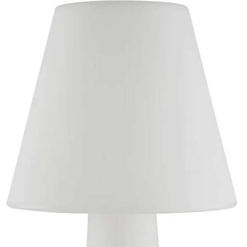 Lucande terrasselampe Gauri, hvit, høyde 148 cm, IP65| Terrassebelysning