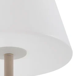 Lucande terrasselampe Jaimy, beige, metall, 150 cm, E27 Discount