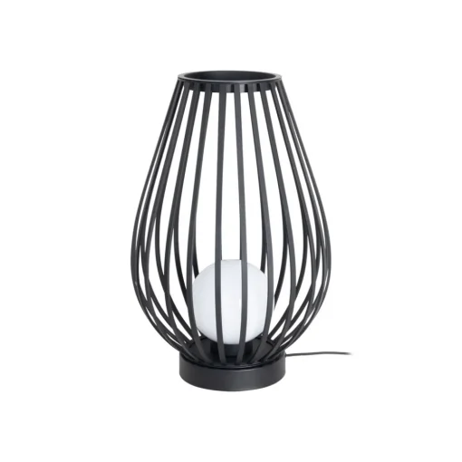 Lucande terrasselampe Marrin, svart, metall, Ø 46cm Outlet