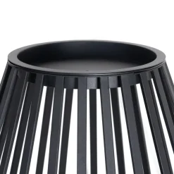 Lucande terrasselampe Marrin, svart, metall, Ø 46cm Outlet