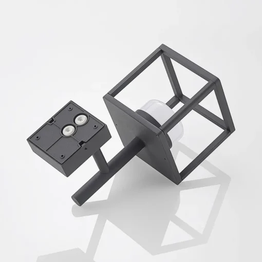 Lucande Timio utendørs vegglampe, uplight, sensor, GX53, IP44| Utebelysning Med Sensor|Utebelysning Med Sensor