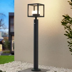 Lucande Timio veilampe, 85 cm, bevegelsessensor, GX53, IP44 Clearance