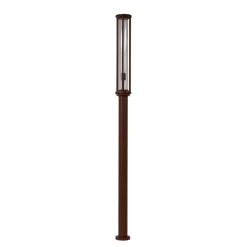 Lucande utelampe Alivaro, rustfarget, 220 cm, E27, IP65| Lyktestolper