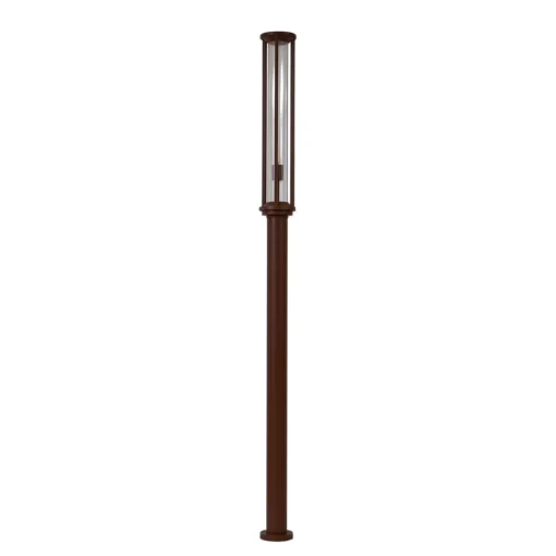Lucande utelampe Alivaro, rustfarget, 220 cm, E27, IP65| Lyktestolper
