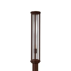 Lucande utelampe Alivaro, rustfarget, 220 cm, E27, IP65| Lyktestolper