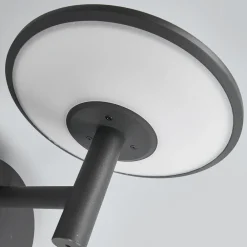 Lucande utendørs LED-vegglampe Fenia, antrasitt, aluminium, IP65| Kommersiell Utebelysning|Led-Utendørs