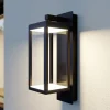 Lucande utendørs LED-vegglampe Ferdinand, antrasitt Høyttaler Discount