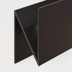 Lucande utendørs LED-vegglampe Meja, svart, metall, IP54 Clearance