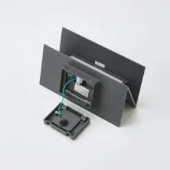 Lucande utendørs LED-vegglampe Meja, svart, metall, IP54 Clearance