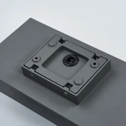 Lucande utendørs LED-vegglampe Meja, svart, metall, IP54 Clearance