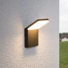 Lucande utendørs LED-vegglampe Nevio, 17 cm, antrasitt, aluminium| Kommersiell Utebelysning|Led-Utendørs