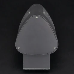 Lucande utendørs LED-vegglampe Pirron, trekantet, metall, IP54 Discount