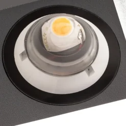 Lucande utendørs LED-vegglampe Tavi, antrasitt, 9,5 cm, IP54| Led-Utendørs