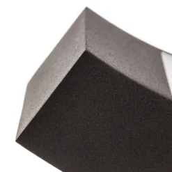 Lucande utendørs LED-vegglampe Lennik, 26 cm, antrasitt, metall New