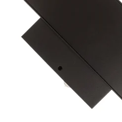 Lucande utendørs LED-vegglampe Lennik, 26 cm, antrasitt, metall New