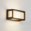 Lucande utendørs vegglampe Aurelien, grå, metall, 12,5 cm, IP54 Hot