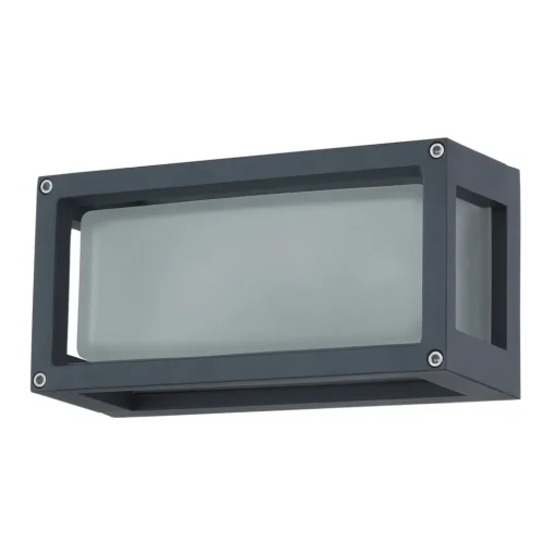 Lucande utendørs vegglampe Aurelien, grå, metall, 12,5 cm, IP54 Hot