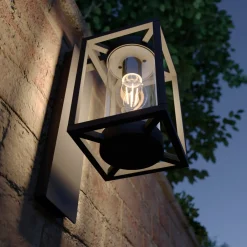 Lucande utendørs vegglampe Ferda, sett med 3 stk, antrasitt, IP44 New