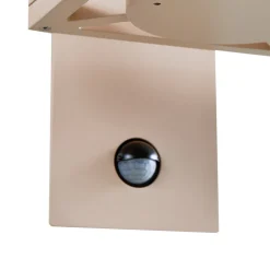 Lucande utendørs vegglampe Ferda, sensor, pendel, beige, IP44 Clearance