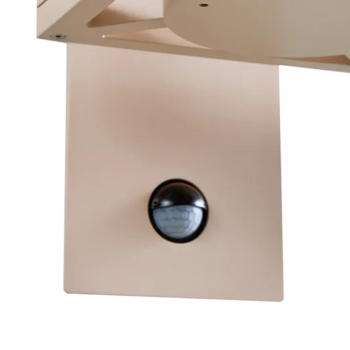 Lucande utendørs vegglampe Ferda, sensor, pendel, beige, IP44 Clearance