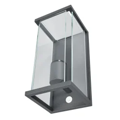 Lucande utendørs vegglampe Annalea, 29 cm, 1 lyskilde, IP54, sensor| Vegglamper Med Sensor|Utebelysning Med Sensor