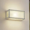 Lucande utendørs vegglampe Aurelien, hvit, glass, 12,5 cm, IP54 New