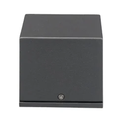 Lucande utendørs vegglampe Maurice, antrasitt, IP54, sett med 4 stk| Vegglamper Utendørs