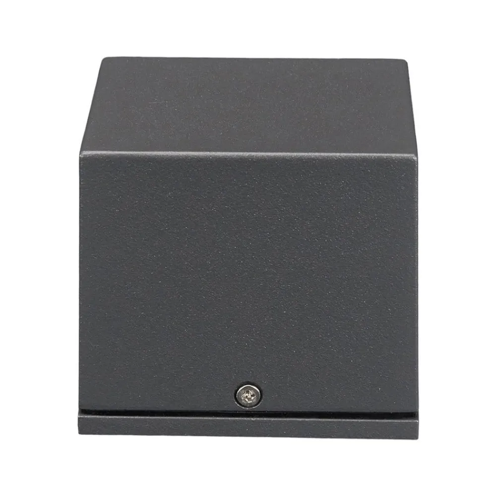 Lucande utendørs vegglampe Maurice, antrasitt, IP54, sett med 4 stk| Vegglamper Utendørs