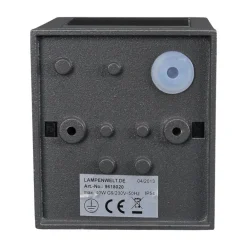 Lucande utendørs vegglampe Maurice, antrasitt, IP54, sett med 4 stk| Vegglamper Utendørs