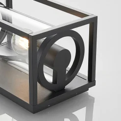 Lucande utendørs vegglampe Brienne, 30 cm, antrasitt, metall Outlet