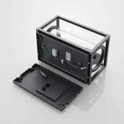 Lucande utendørs vegglampe Brienne, 30 cm, antrasitt, metall Outlet