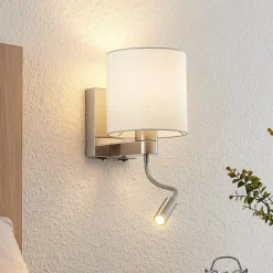 Lucande vegglampe Brinja, 45 cm, svingbar, leselampe, E27| Design- Og Hotellbelysning