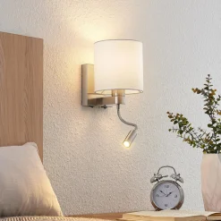 Lucande vegglampe Brinja, 45 cm, svingbar, leselampe, E27| Design- Og Hotellbelysning