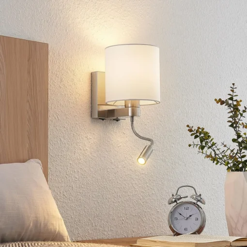 Lucande vegglampe Brinja, 45 cm, svingbar, leselampe, E27| Design- Og Hotellbelysning