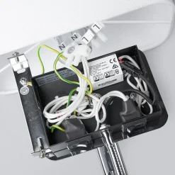 Lucande vegglampe Jettka, høyde 63 cm, lesearm, tekstil| Led-Innendørs|Vegglamper