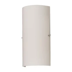 Lucande vegglampe Sidra, høyde 28 cm, glass, halvsirkelformet| Vegglamper