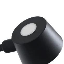 Lucande vegglampe Silka, svart, metall, 9,5 cm høy Online