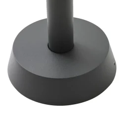 Lucande veilampe Chandan, 80 cm, svart, aluminium| Gatebelysning, Pullert Belysning