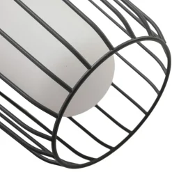 Lucande veilampe Chandan, 100 cm, svart, aluminium| Gatebelysning, Pullert Belysning