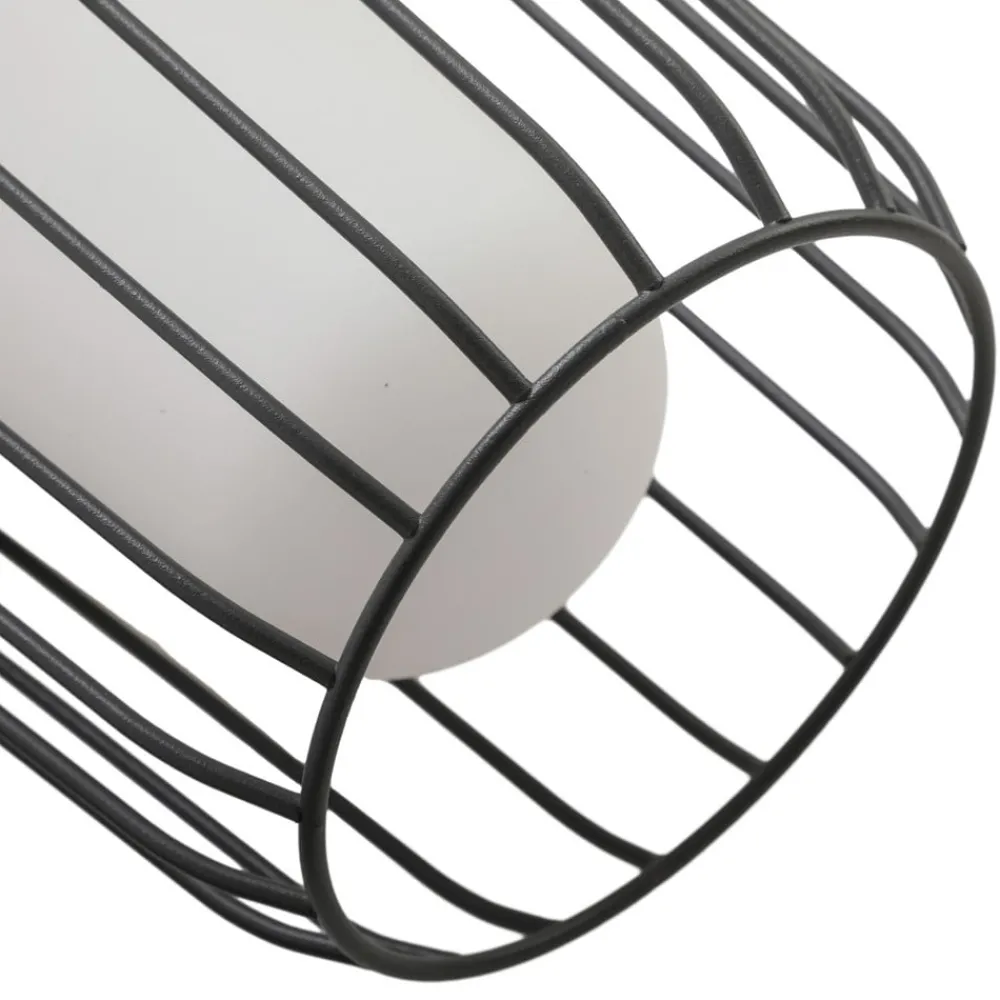 Lucande veilampe Chandan, 100 cm, svart, aluminium| Gatebelysning, Pullert Belysning