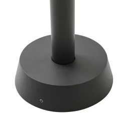 Lucande veilampe Chandan, 100 cm, svart, aluminium| Gatebelysning, Pullert Belysning