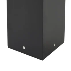 Lucande veilampe Klemens, 90 cm, svart, metall, IP54 Outlet